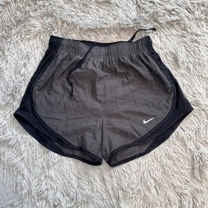 Nike Dri-FIT Tempo Running Shorts Womens XS Dark Grey Black
